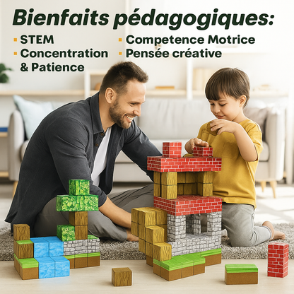 Jeux de bloc magnétique Montesorri