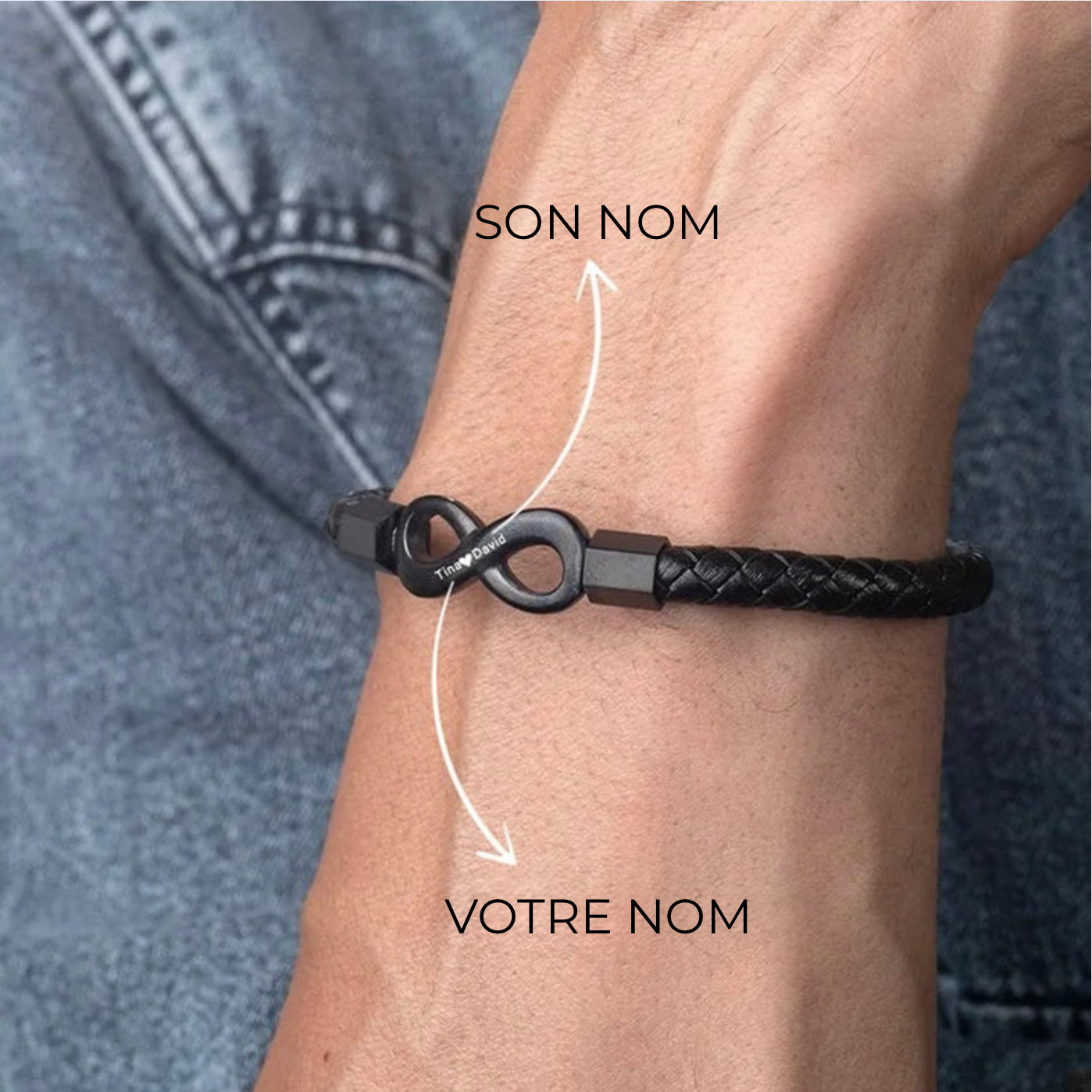 Liora ™ - Bracelet personnalisable pour Homme