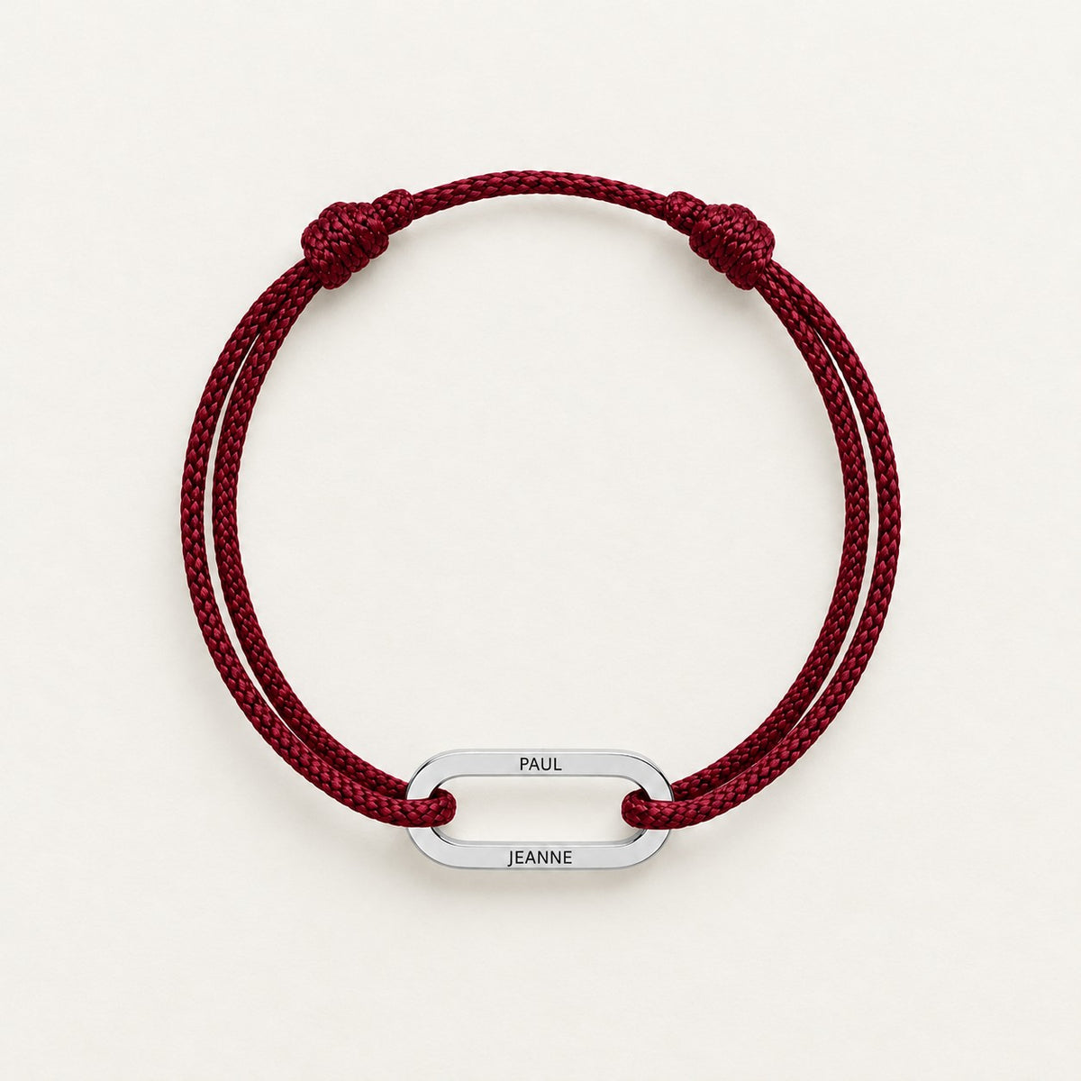 Bracelet Lien Liora, cordon rouge