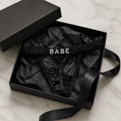 String Personnalisable — Son Prénom en Strass