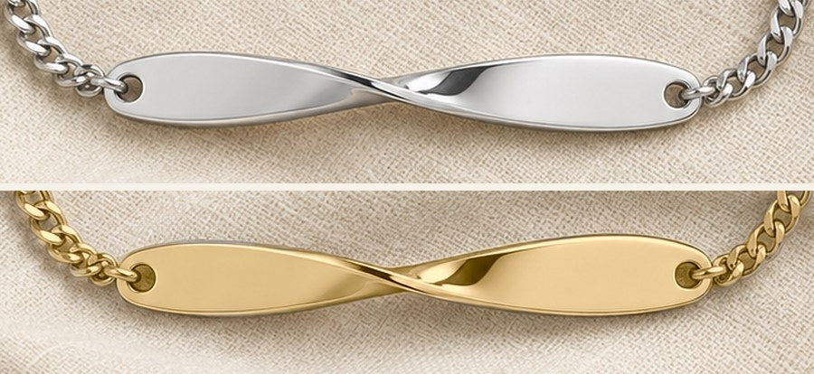 Aperçu de vos deux bracelets gravés